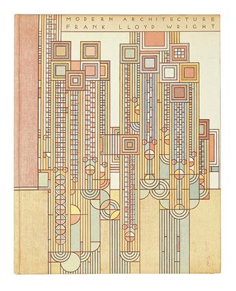 (ARCHITECTURE.) Wright, Frank Lloyd. Modern Architecture: Being the Kahn Lectures for 1930.